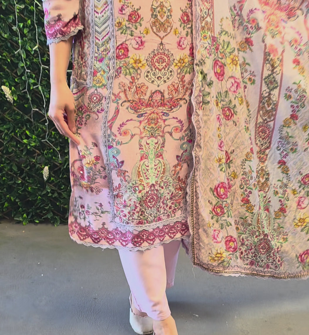 Summer wear Muslin Suit