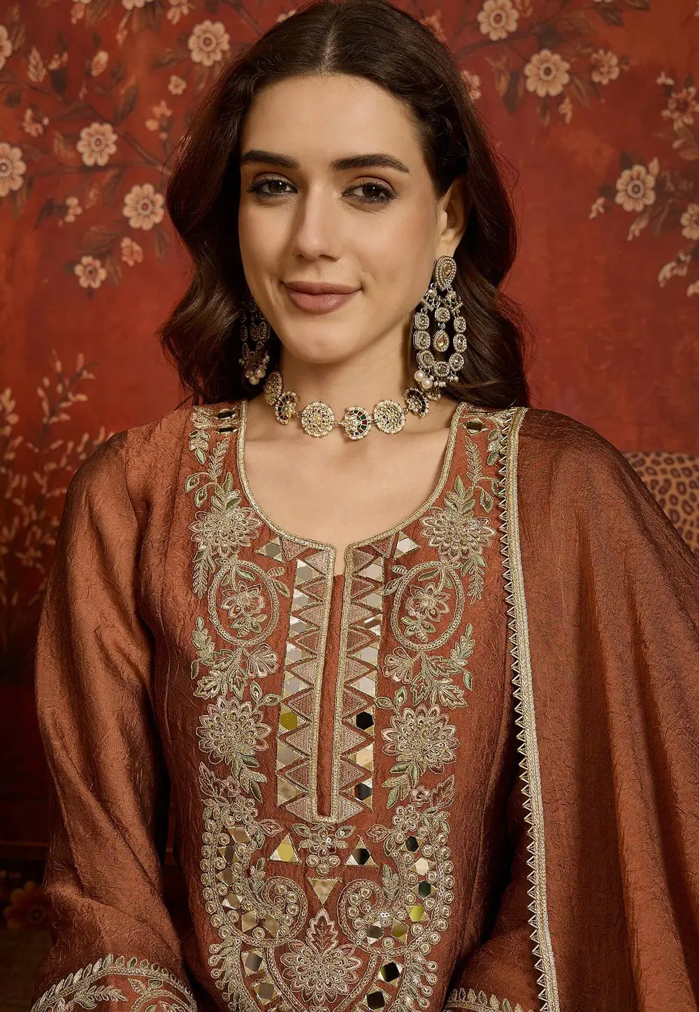 Pure silk suit