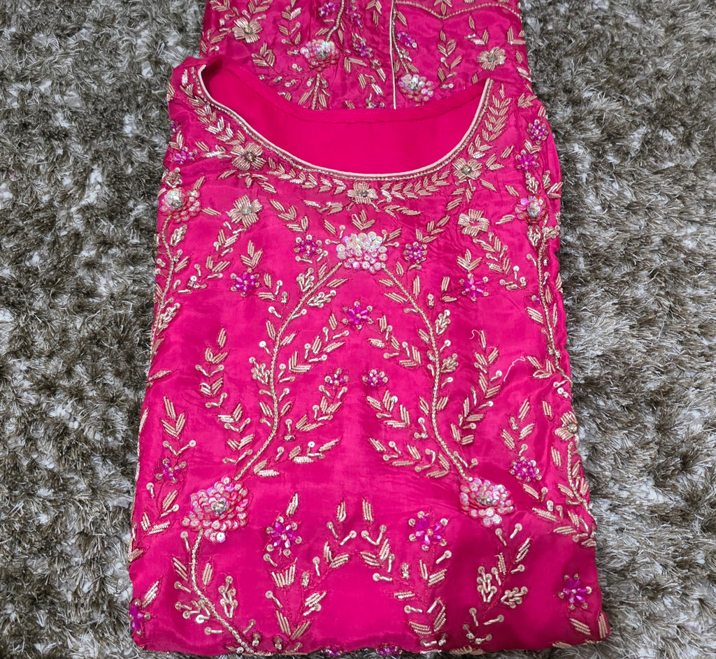 Rani pakistani style suit
