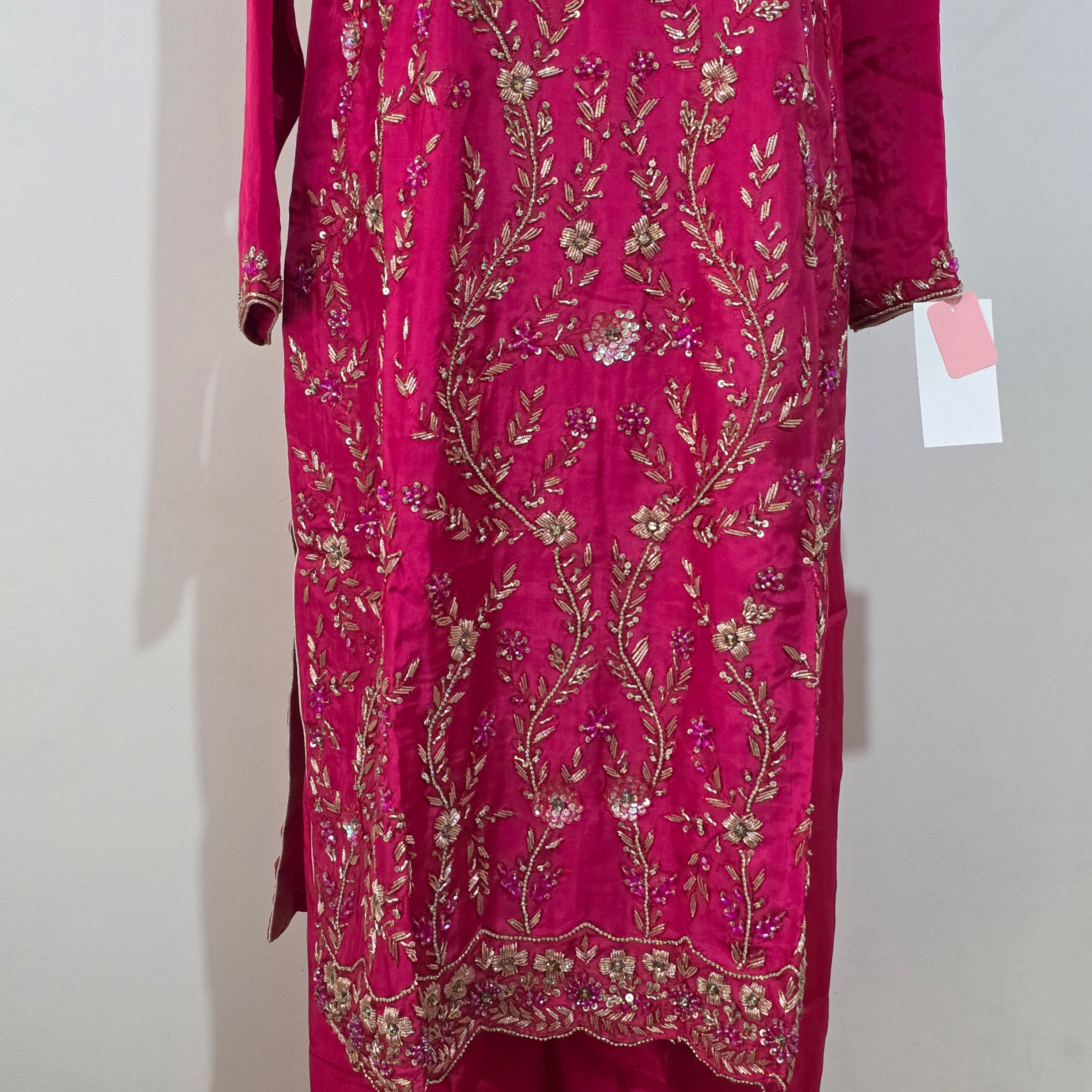 Rani pakistani style suit