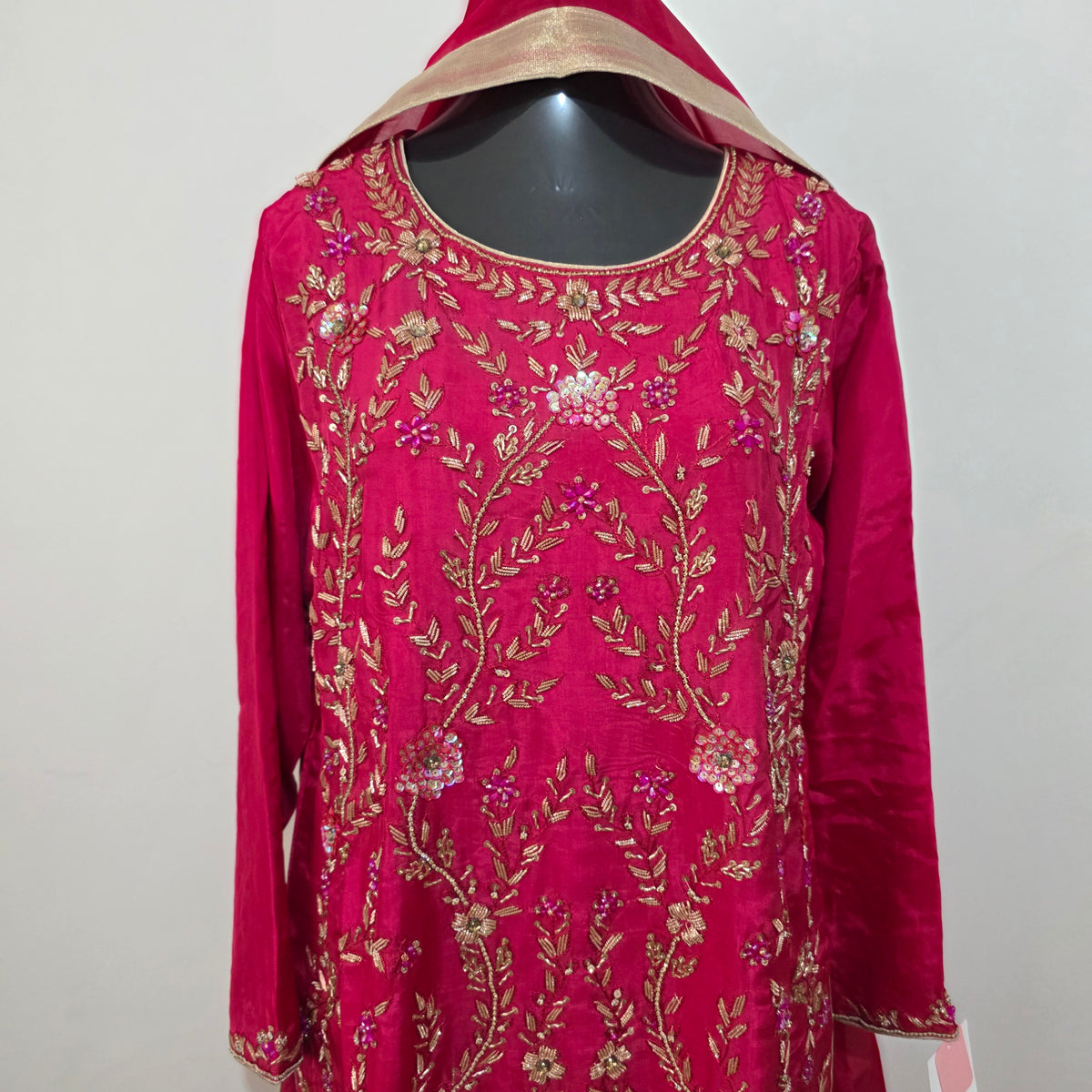 Rani pakistani style suit