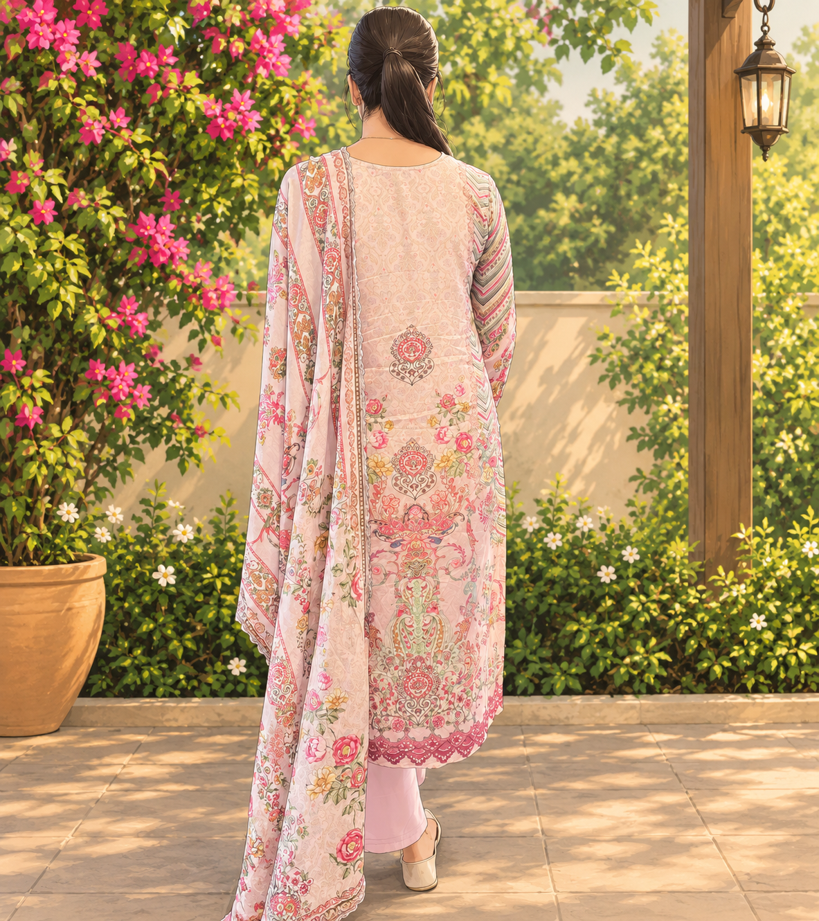 Summer wear Muslin Suit