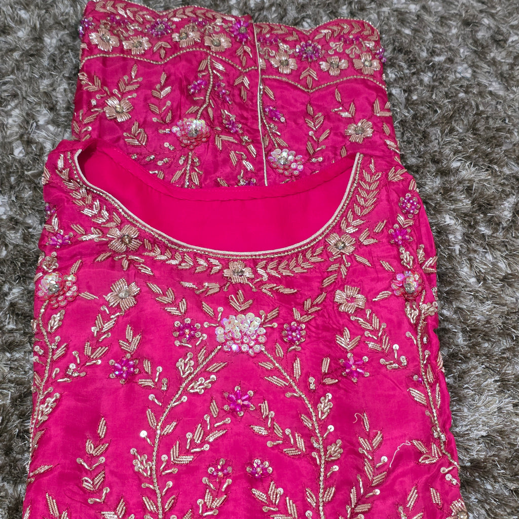 Rani pakistani style suit