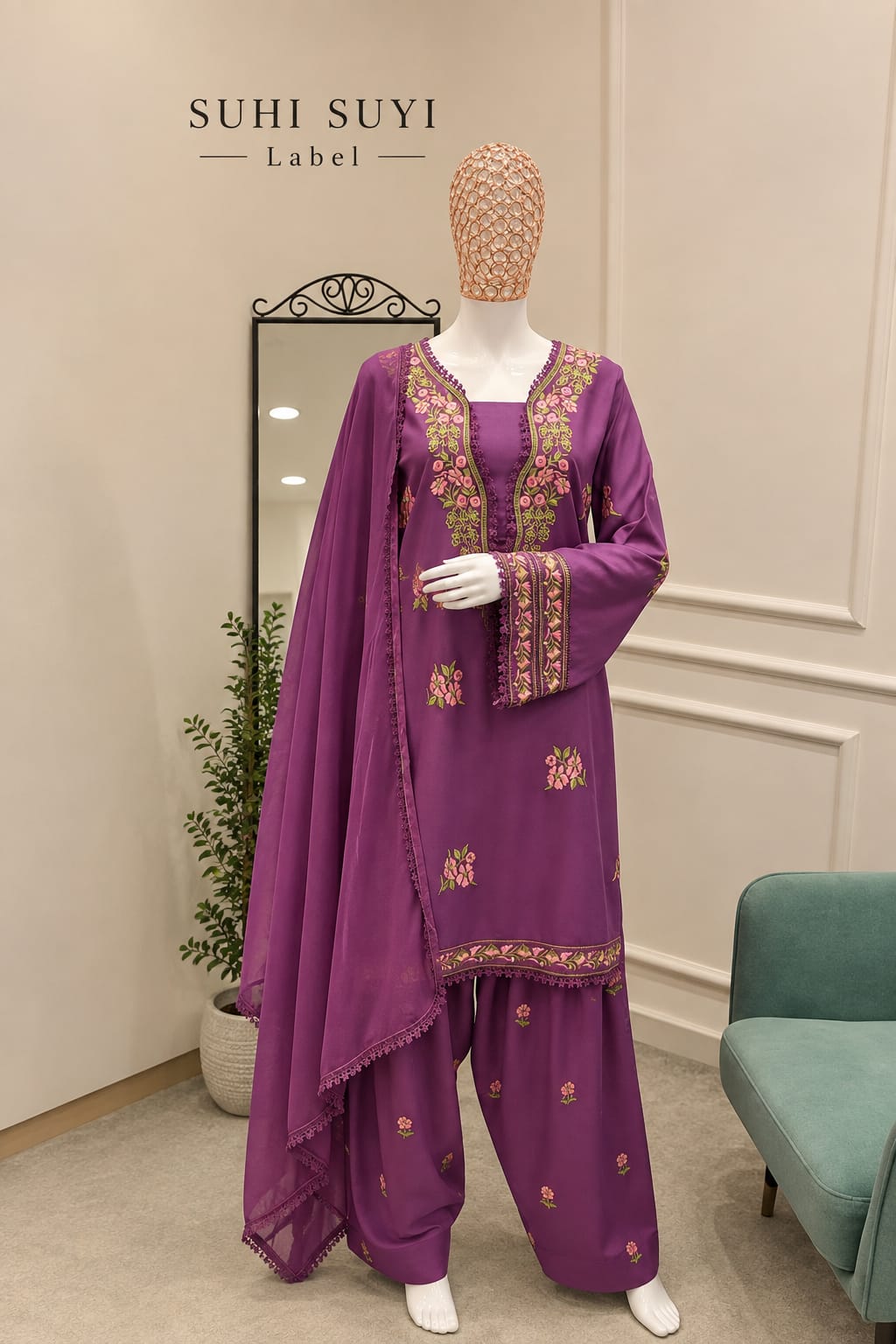 Pure Lawn salwar suit