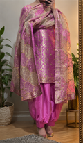 Rani pink balloon salwar suit
