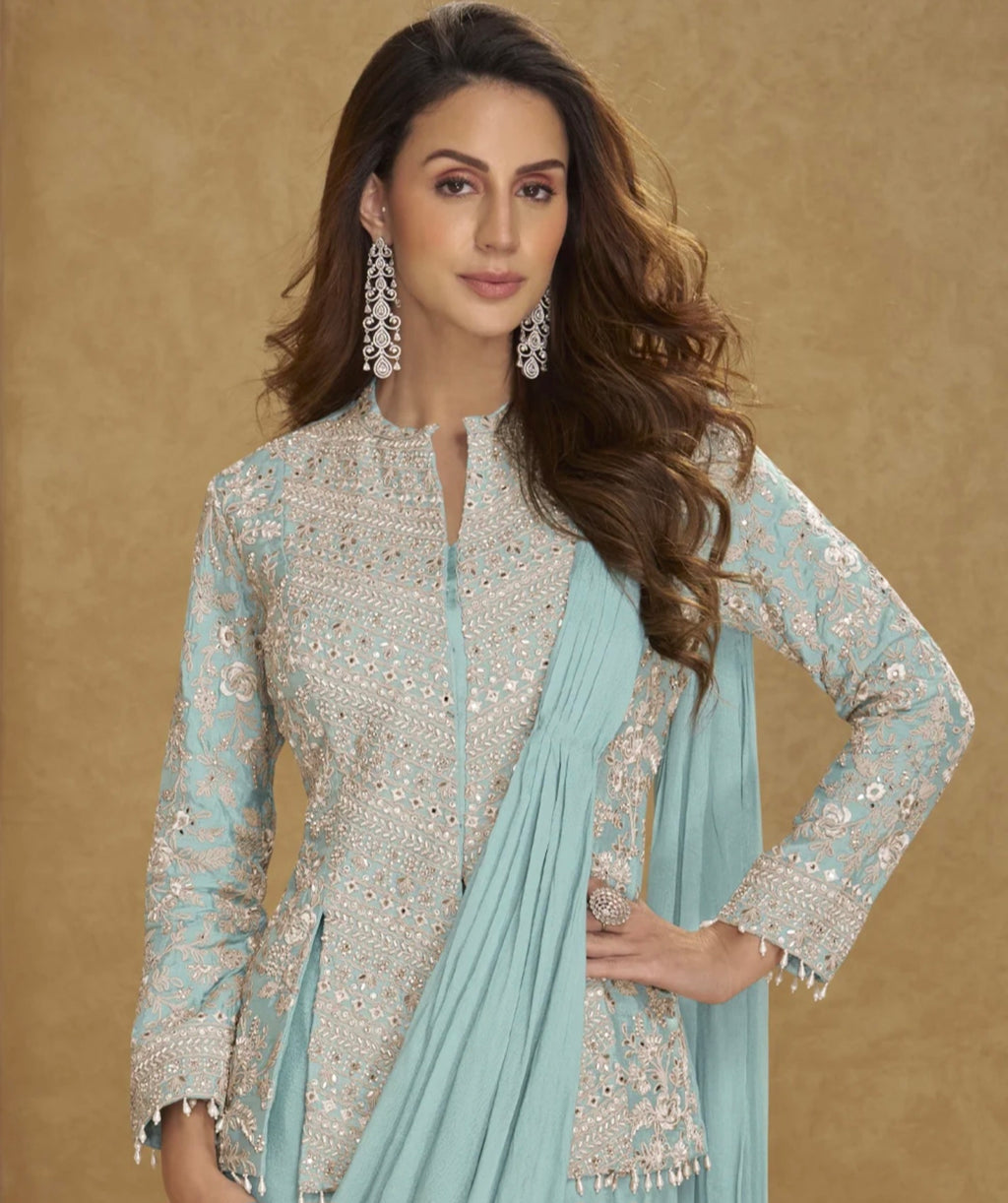 Designer Ready-to-Wear Saree Pre-Stitched Saree   (Customise 38 to 42 inches)