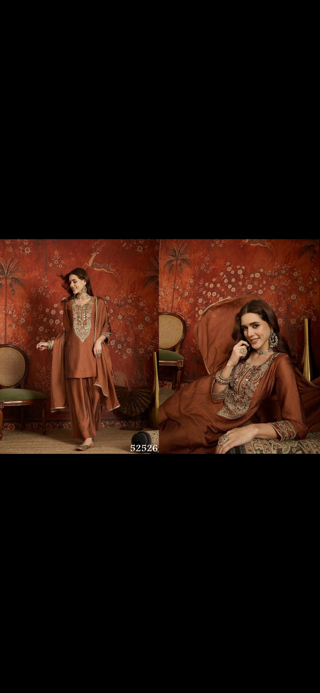 Pure silk suit